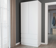 Шкафы распашные, Шкаф 2-х дверный с ящиками Somero 467.02