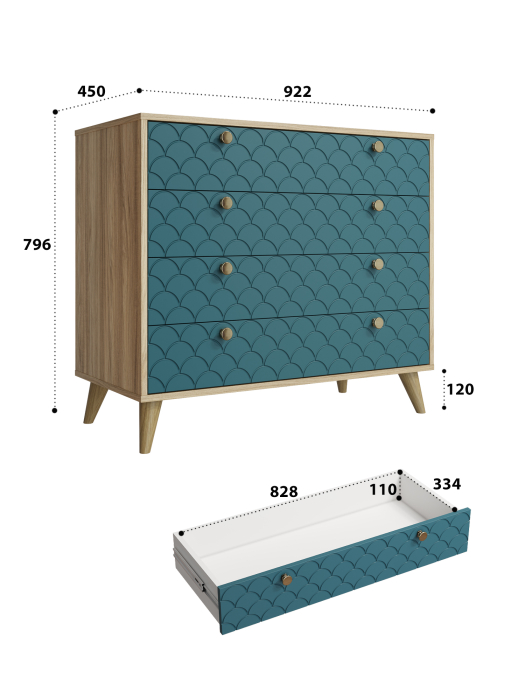 Комоды, Комод Велламо ВО-12