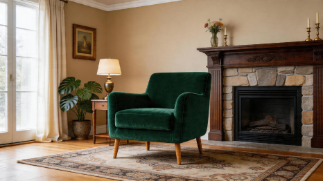 Кресло Аврора, Базовые ткани, Velutto Soft