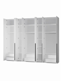 Шкаф распашной 8-ми дверный с антресолью София 2600х3200х520 мм