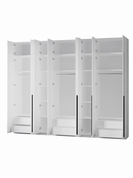 Шкафы распашные, Шкаф распашной 8-ми дверный с антресолью София 2600х3200х520 мм