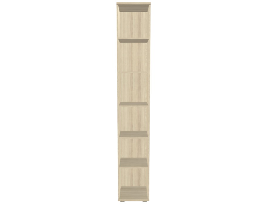 Шкафы, Модульная система Карина Шкаф ШК-1057 пенал для книг со стеклом