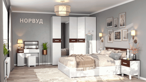 Норвуд 32 Кровать 1600*2000 с п/мех