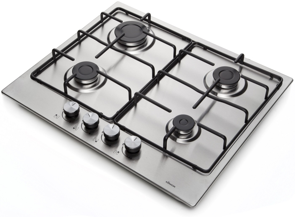 Встраиваемые варочные панели, Газовая варочная панель Konigin Spark 604 IXE