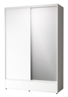 Шкафы-купе 2-х дверные, Шкаф-купе 2-дв  MOD 1600 зеркало/лдсп  (в2390*ш1600*г620)