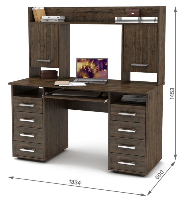 Прямые, Письменный стол Остин-14К