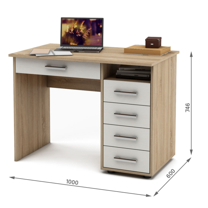 Прямые, Письменный стол Остин-3Я