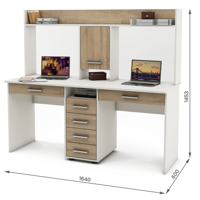 Прямые, Письменный стол Остин-16Я