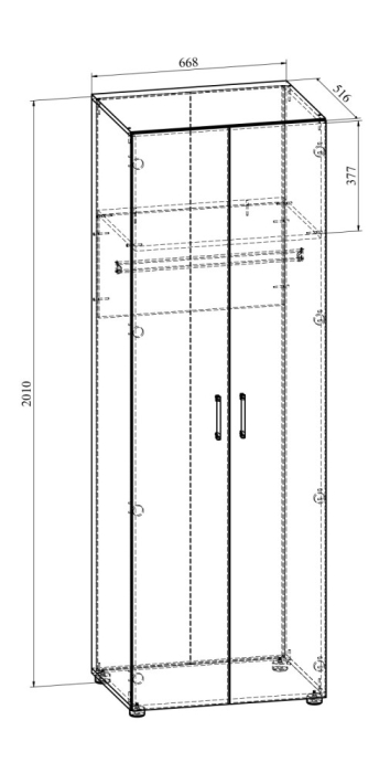 Для одежды, Шкаф платяной ОФ-31К