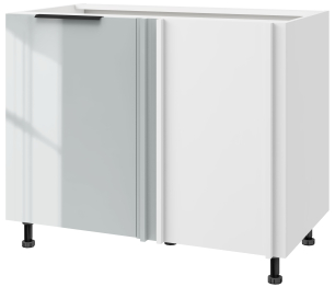 Тумба напольная угловая 100 х 82 см (фасад 40 см)