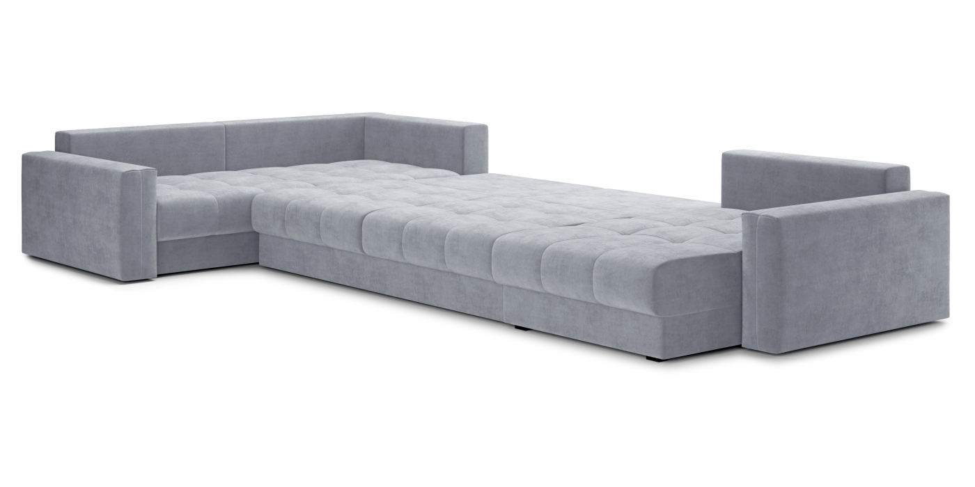 Диваны угловые в гостиную, Диван П-образный Кастел