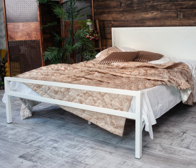 Кровати 120 см, Кровать в стиле лофт Лоренцо 1.2 (Белый)