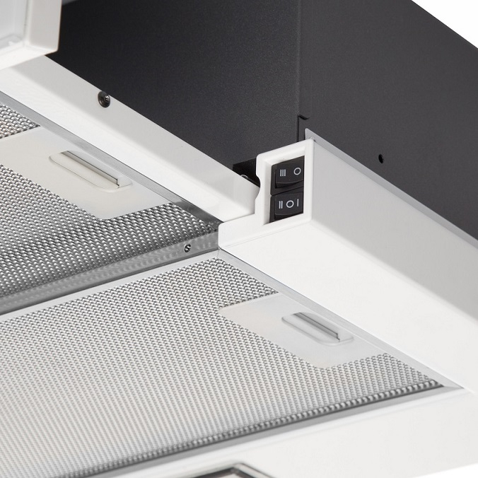 Вытяжки, Кухонная вытяжка Helena White Glass 60