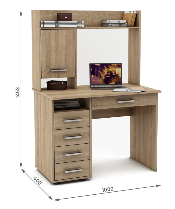 Прямые, Письменный стол Остин-12Я