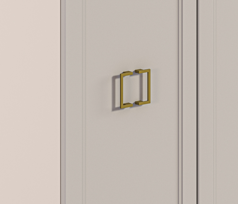 Для одежды, Шкаф Макс 4х дверный с фасадами Ассоль Кашемир серый