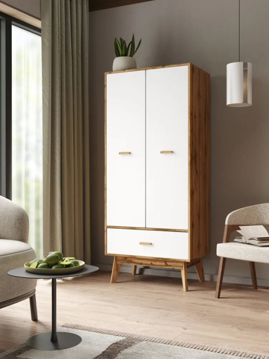 Шкафы двухстворчатые, Шкаф для одежды Радиорама 2113 185х80х50 см