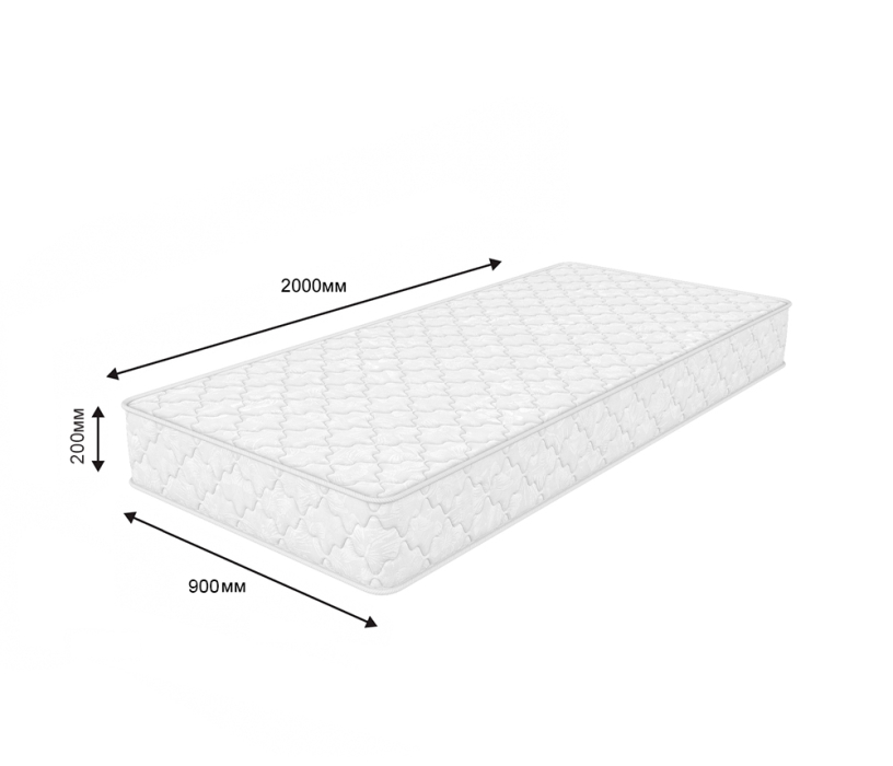 900 x 2000, Матрас ARMOS Оникс (Jacgard) 90х200 см
