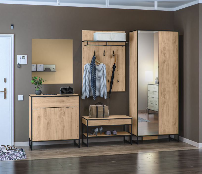 Прихожие, Лофт прихожая Дуб Минерва