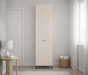 Шкаф-пенал Турин СБ-3568 Кашемир серый/МДФ Кашемир