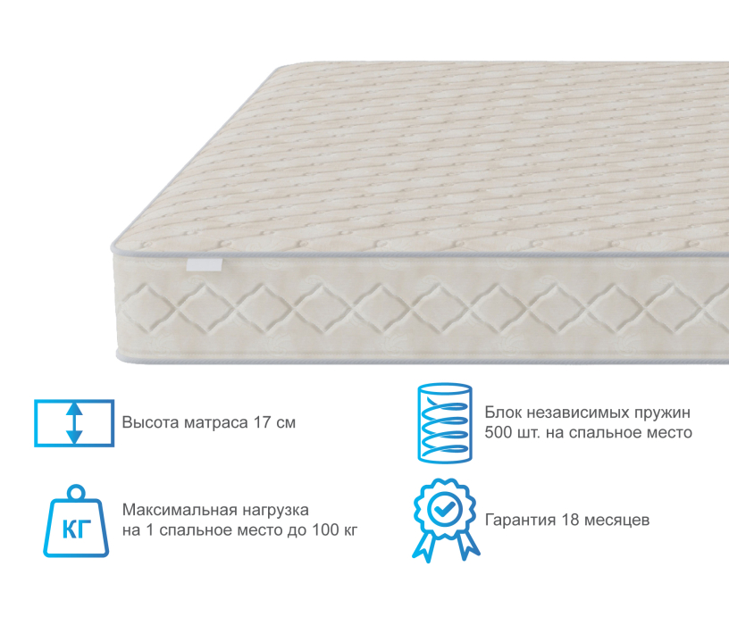 Другие размеры, Матрас Престиж-Монпелье 1200*2000 