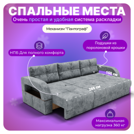 Угловой диван Рич-2, НПБ, Симпл