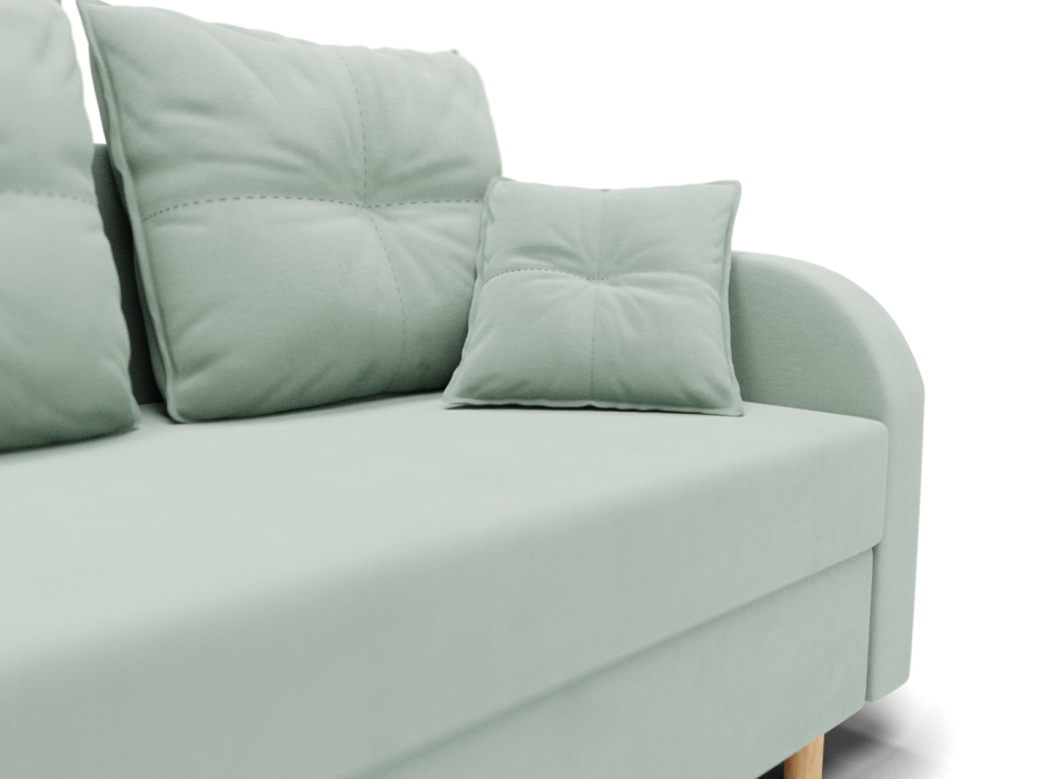 Диваны еврокнижки, Прямой диван Генри,еврокнижка,велюр