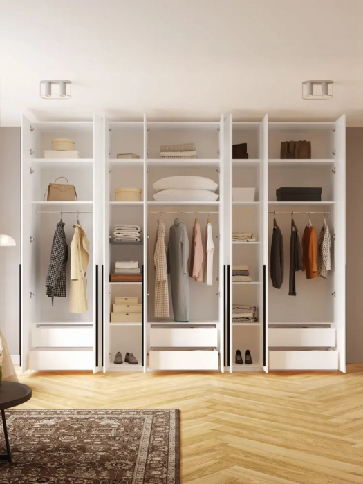 Шкафы распашные, Шкаф распашной 8-ми дверный с антресолью София 2600х3200х520 мм