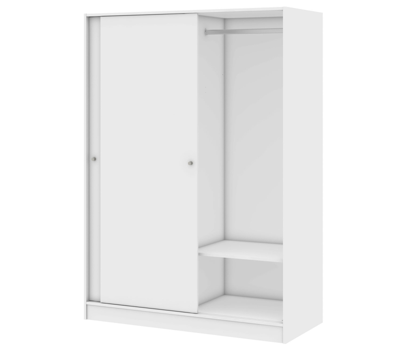 Шкафы, Шкаф-купе для одежды с 5 полками и штангой Теви