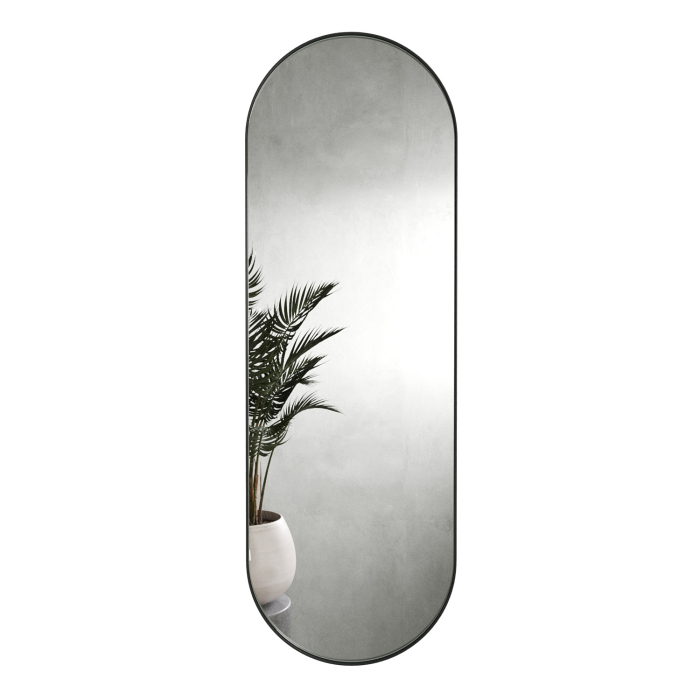 Зеркала в спальню, Дизайнерское настенное зеркало GENGLASS Nolvis L в металлической раме