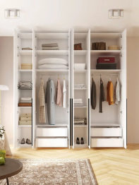 Шкаф распашной 6-ти дверный с антресолью София 2600х2400х520 мм