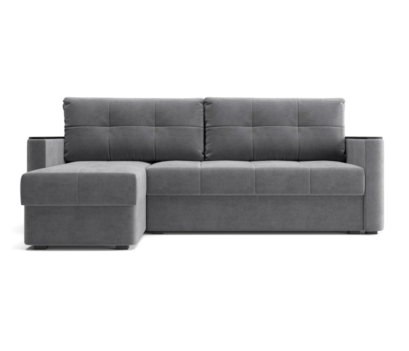 Диваны угловые в гостиную, Угловой диван Аризио, велюр