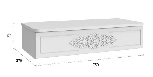 Тумба подвесная Ассоль АС-69