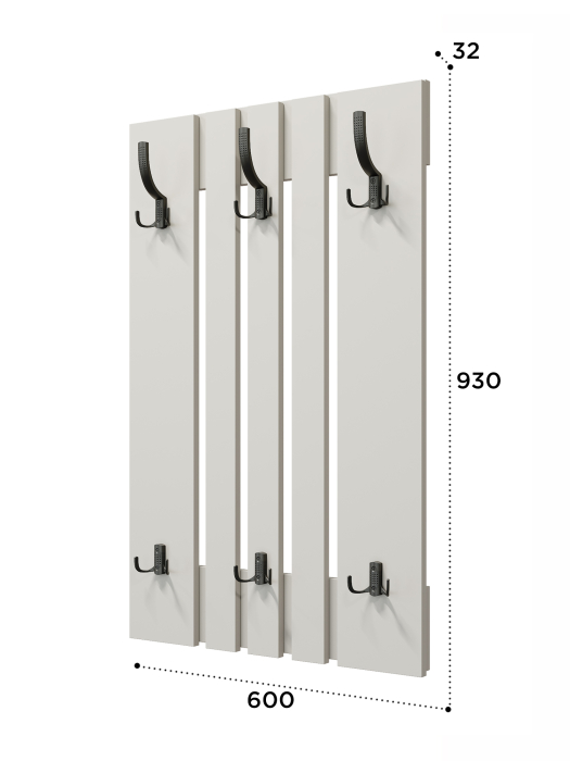 Настенные, Вешалка Эмилия ЭЛ-6