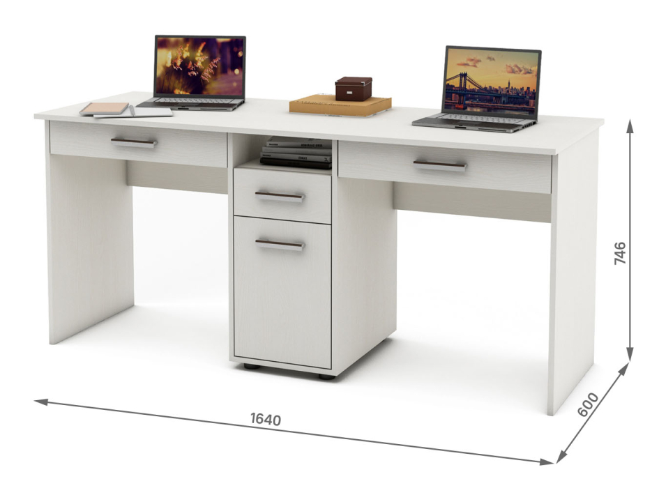 Прямые, Письменный стол Остин-7Я