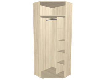 Модульная система Карина Шкаф ШК-1016 угловой 2-дв с зеркалом