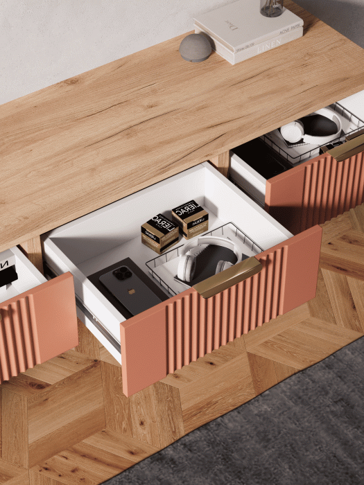 Гостиная, ТВ тумба подвесная Ингрия Luxe 3