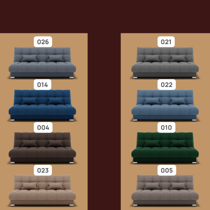 Диваны с ящиком для белья, Прямой диван Фиеста-1 НПБ, велюр