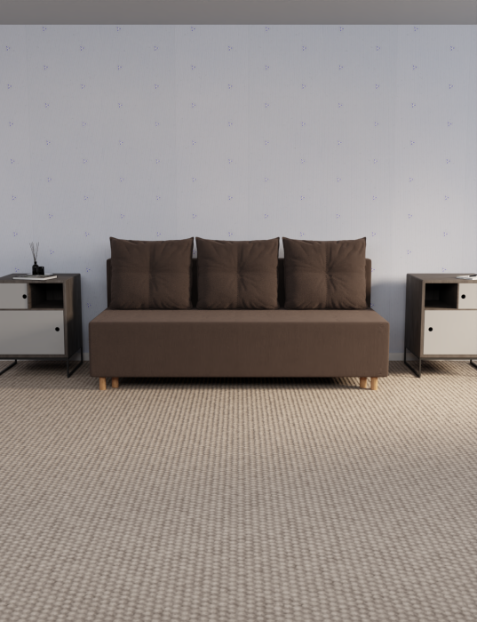 Диваны еврокнижки, Прямой диван Сияние,еврокнижка,велюр