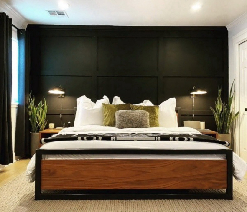 Кровати 90 см, Кровать в стиле лофт Брайтон 0.9