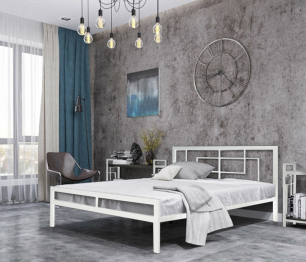 Кровать в стиле лофт Кантерано low 1.4