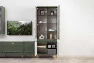 Шкаф витрина Марион 16.397.02