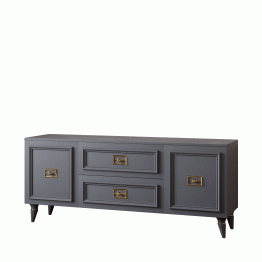 Комод Валенсия под телевизор 160х45х67 см золото