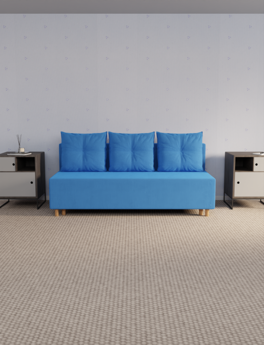 Диваны еврокнижки, Прямой диван Сияние,еврокнижка,велюр