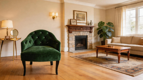 Кресло Будуарное, Базовые ткани, Velutto Soft