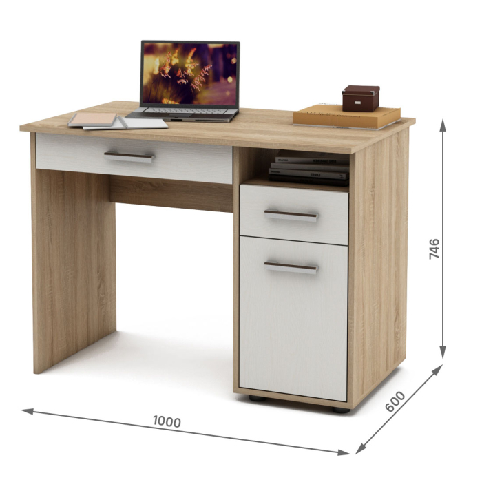 Прямые, Письменный стол Остин-1Я