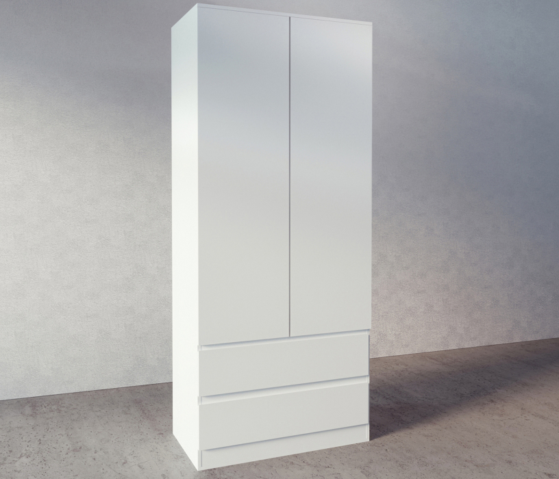 Шкафы распашные, Шкаф 2-х дверный с ящиками Somero 467.02