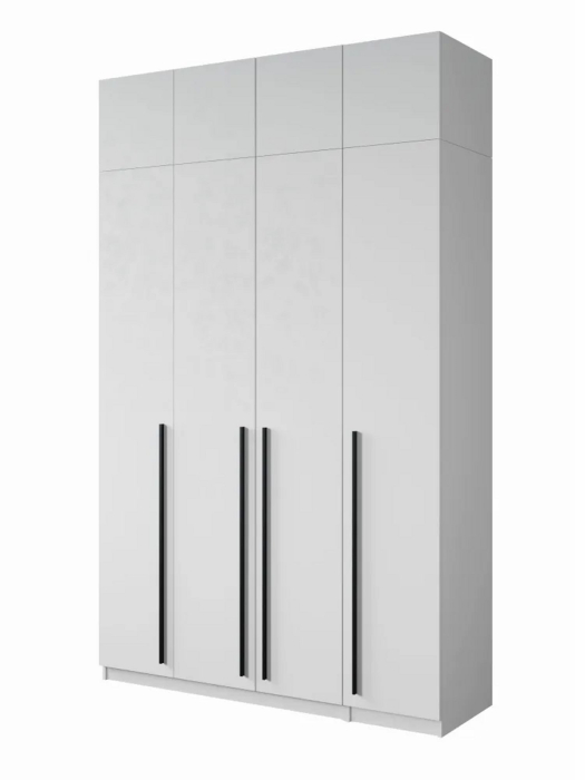 Шкафы, Шкаф для одежды распашной с ящиками 4-х дверный с антресолью, София, 2600х1600х520 мм