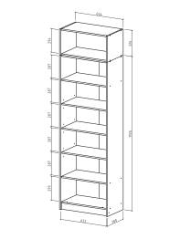 Шкаф Август-5 с антресолью