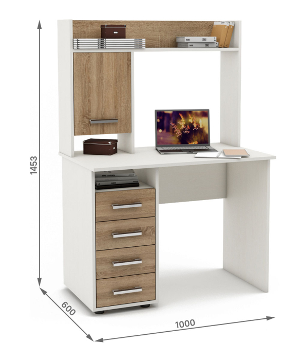 Прямые, Письменный стол Остин-12