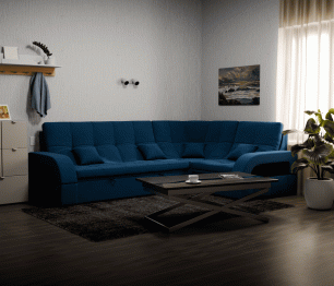 Модульный диван Майами-3,венеция,велюр